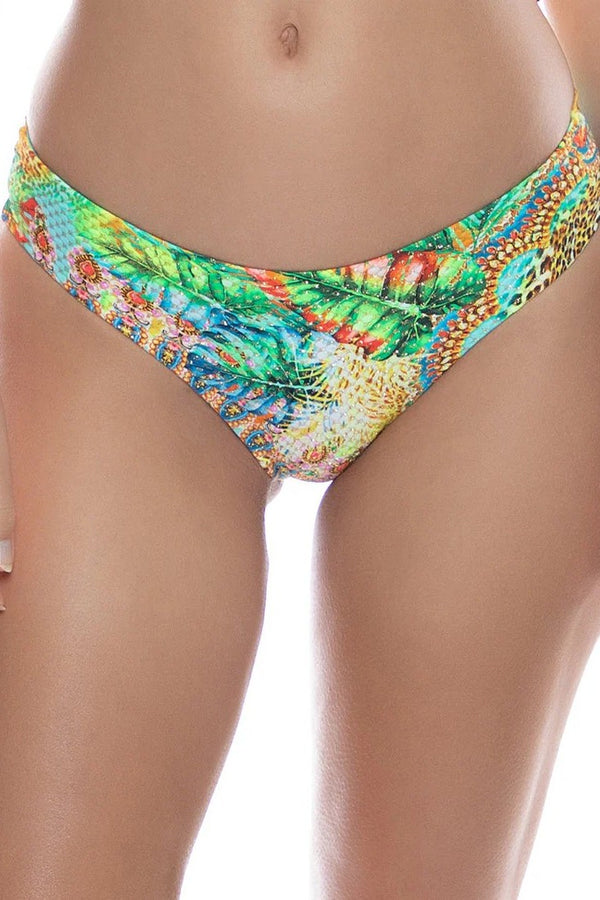 Luli Fama Sun Stones Seamless Full Ruched Back Bottom